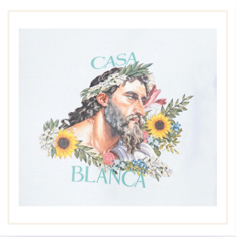 Casablanca Celebration Du Sport White T-Shirt