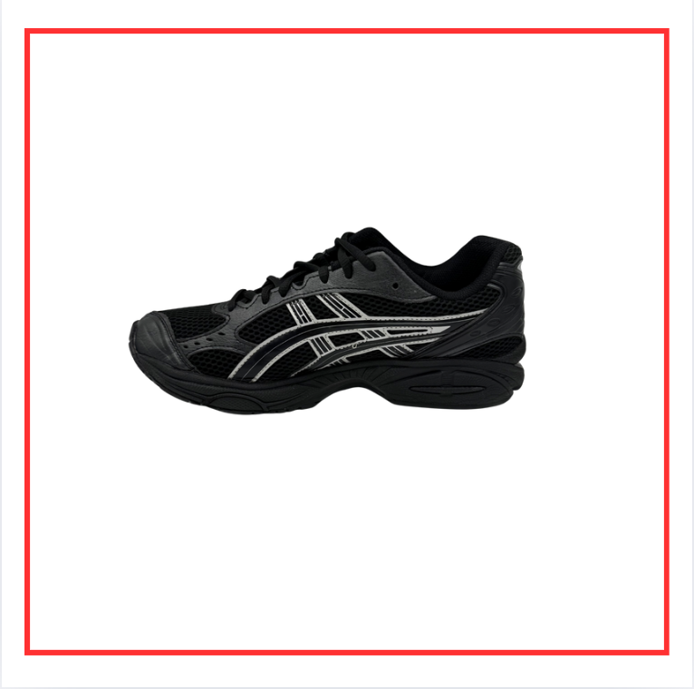 ASICS Gel-Kayano 14 Black Pure Silver (Preloved) UK 7.5