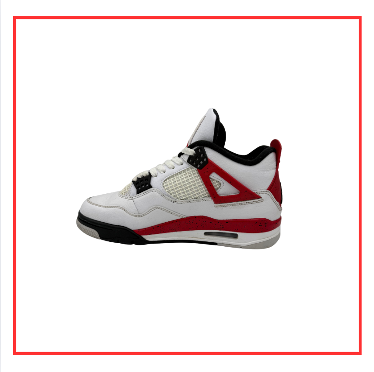 Air Jordan 4 Retro Red Cement (Preloved) UK 6.5