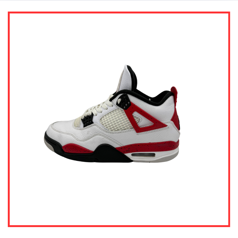 Air Jordan 4 Retro Red Cement (Preloved) UK 6.5