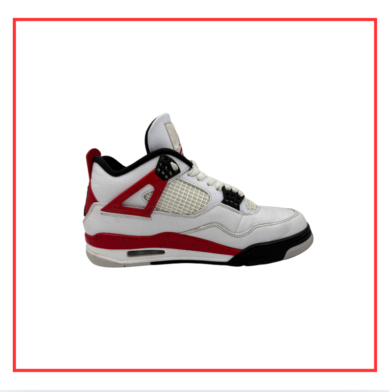 Air Jordan 4 Retro Red Cement (Preloved) UK 6.5