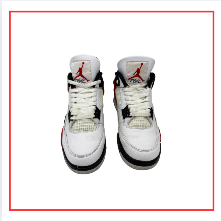 Air Jordan 4 Retro Red Cement (Preloved) UK 6.5