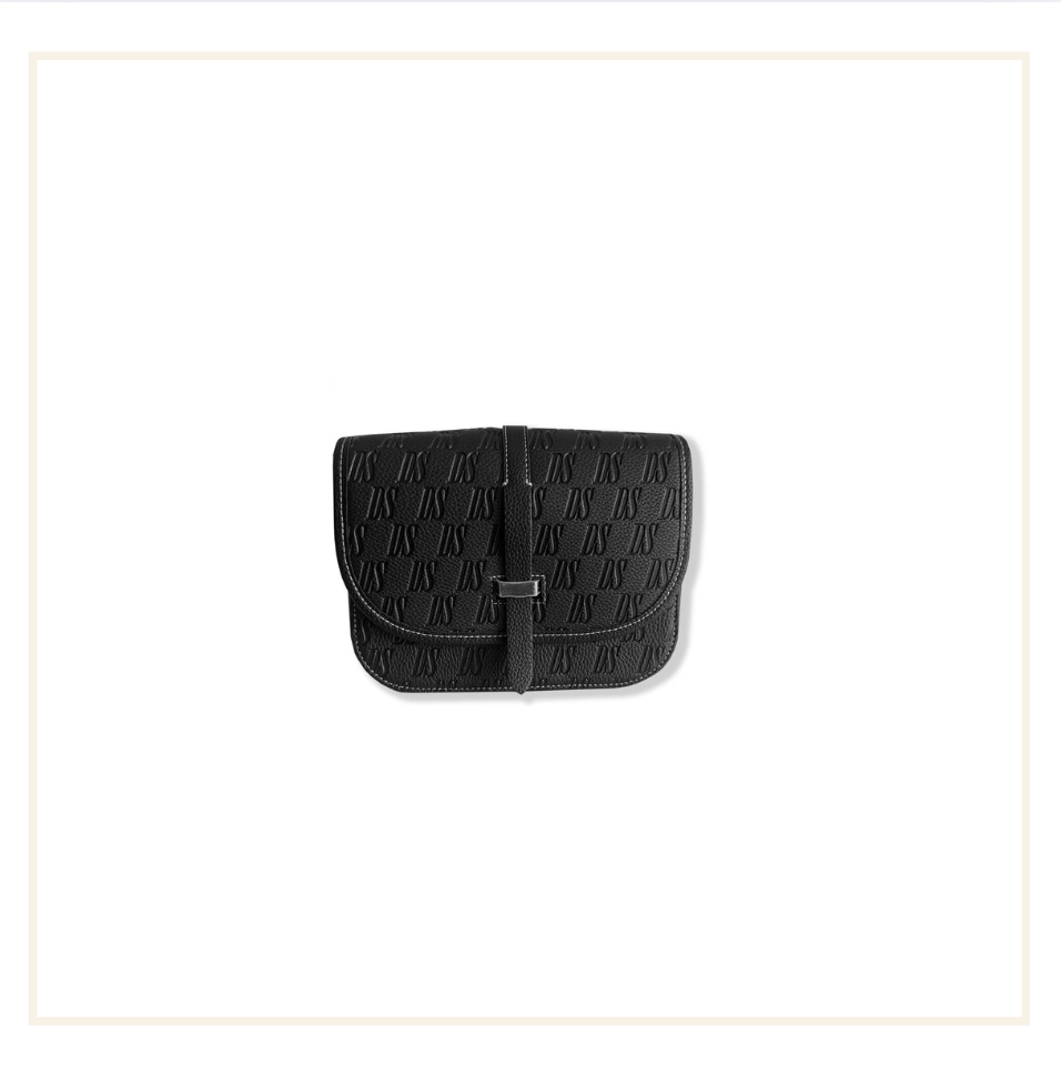 Dpeskl Studios Black Embossed DS Messenger Bag