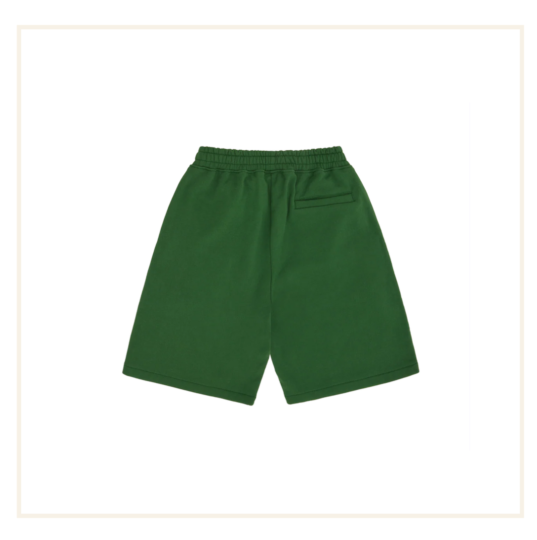 Corteiz Island Puff Print Shorts Green