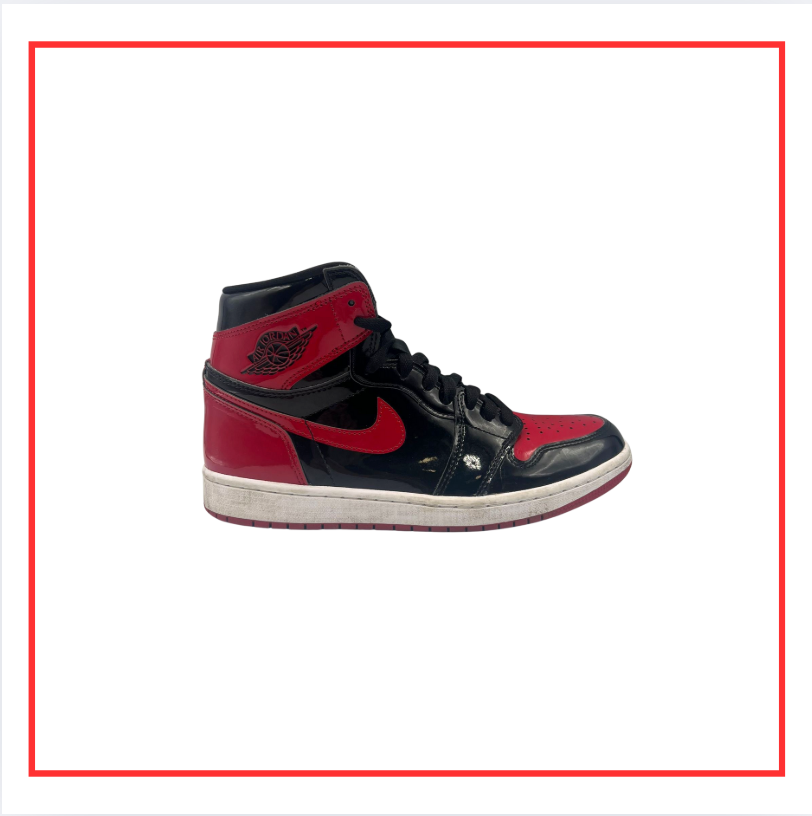 Air Jordan 1 Retro Patent Bred (Preloved) UK 8.5