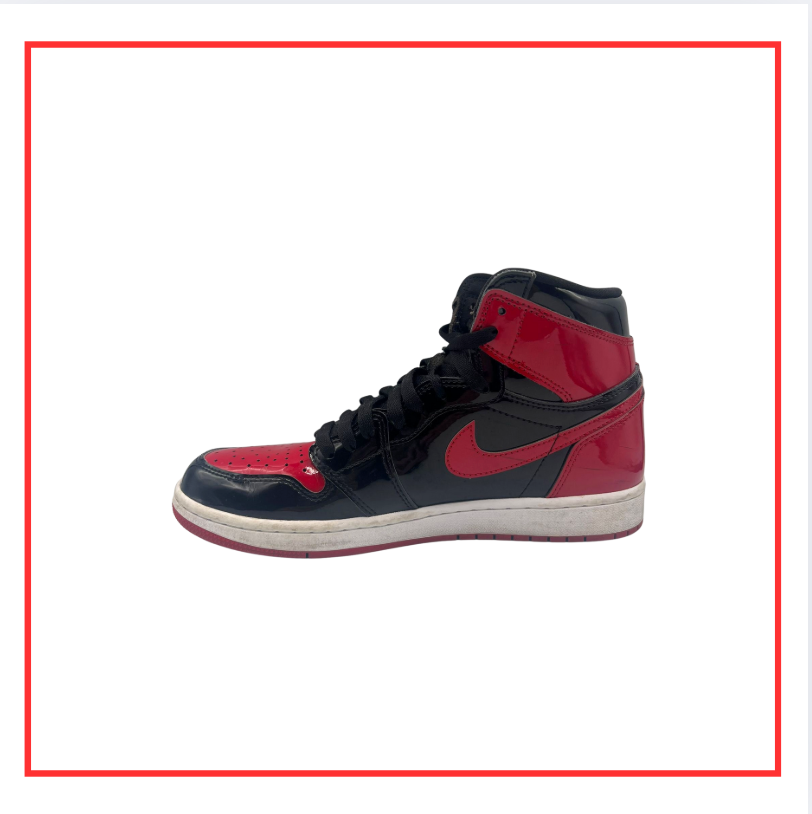 Air Jordan 1 Retro Patent Bred (Preloved) UK 8.5