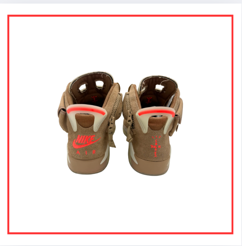 Travis Scott x Air Jordan 6 Retro British Khaki (Preloved) UK 7