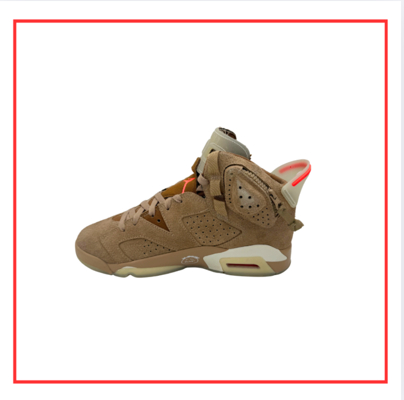 Travis Scott x Air Jordan 6 Retro British Khaki (Preloved) UK 7