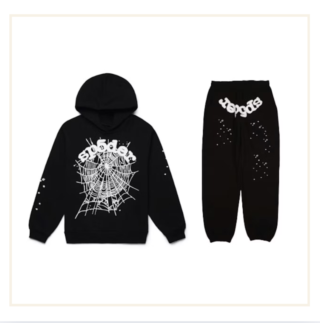 Sp5der OG Web Hoodie/Jogger Phantom (Full Set)