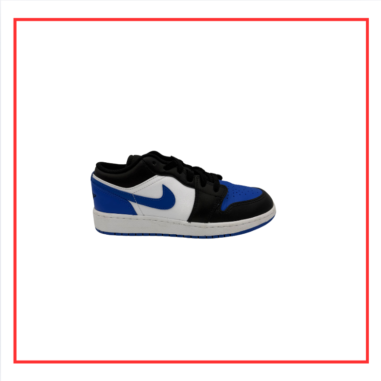 Air Jordan 1 Low Alternate Royal Toe (2021) (Preloved) UK 4.5