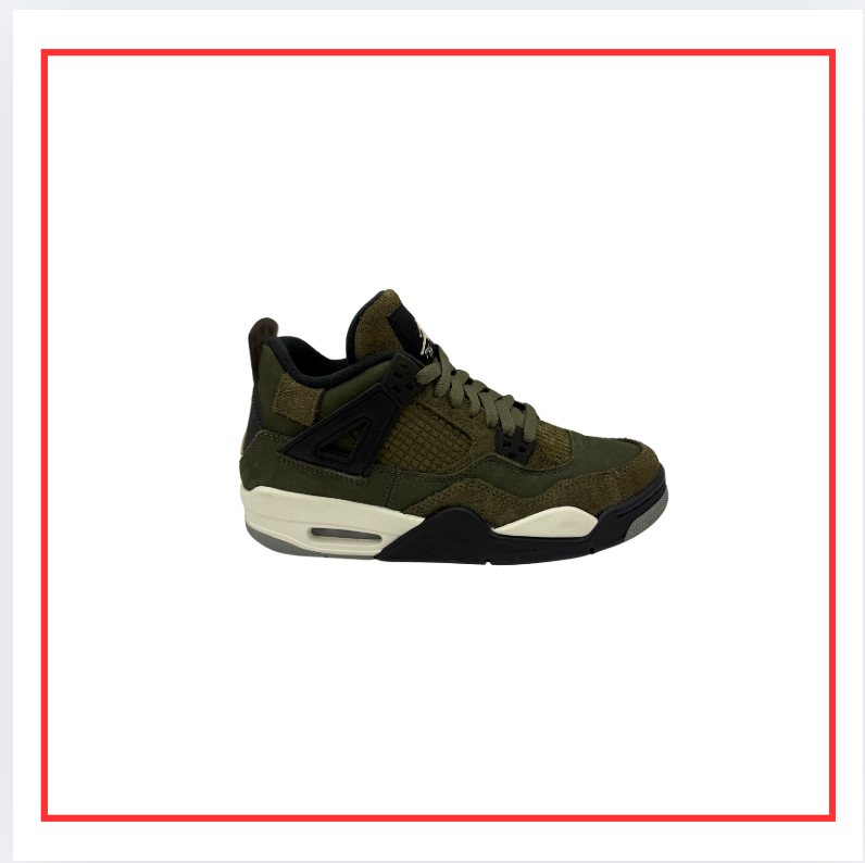Air Jordan 4 Retro SE Craft Medium Olive (Preloved) UK 5.5
