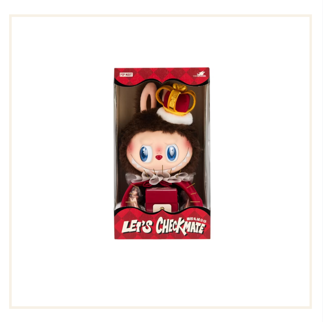 Pop Mart Labubu The Monsters Let's Checkmate Series Vinyl Plush Doll