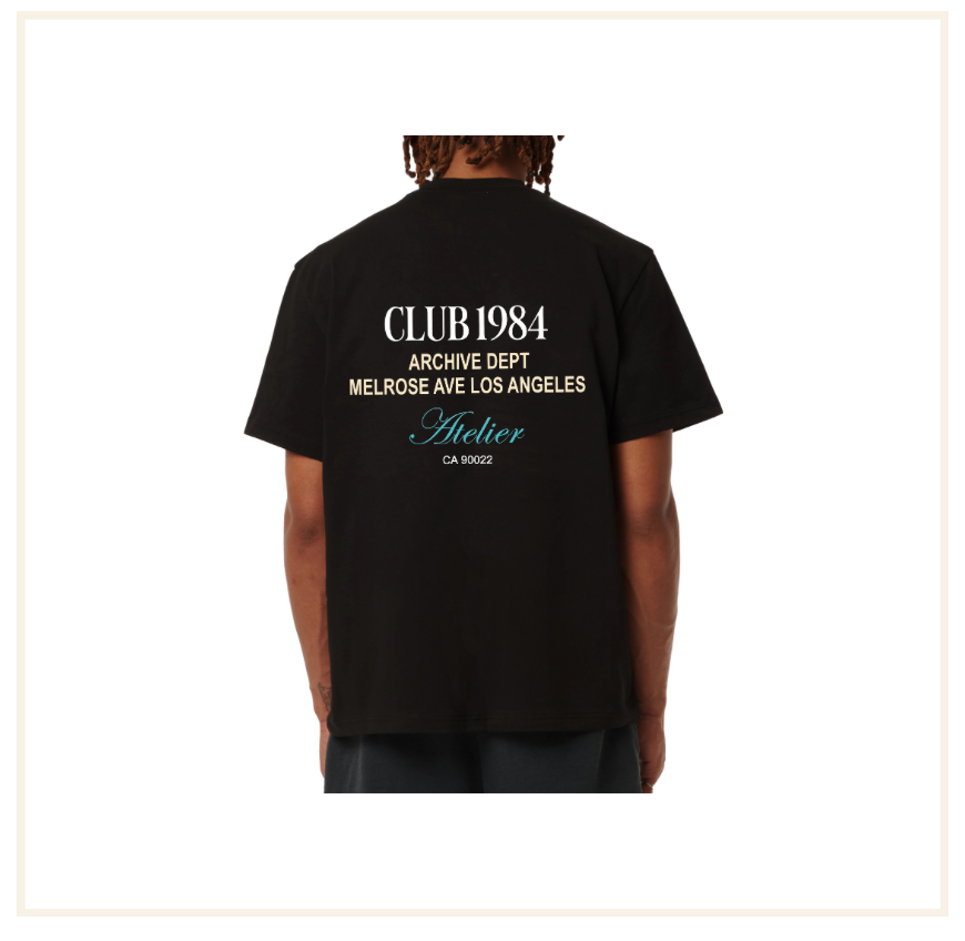 Club 1984 LA Dept Black T-shirt