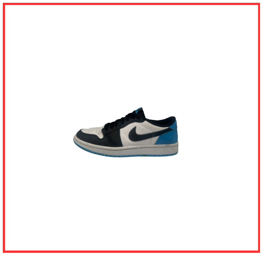 Air Jordan 1 Low OG Black Dark Powder Blue (W) (Preloved) UK 4.5