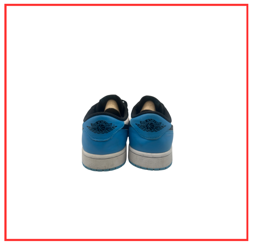 Air Jordan 1 Low OG Black Dark Powder Blue (W) (Preloved) UK 4.5