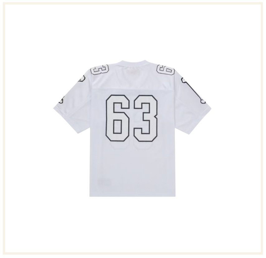 Supreme Bones Football Jersey White