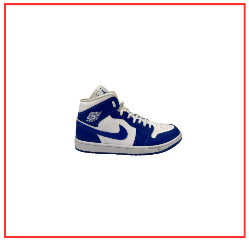 Air Jordan 1 Mid Kentucky Blue (W) (Preloved) UK 7.5