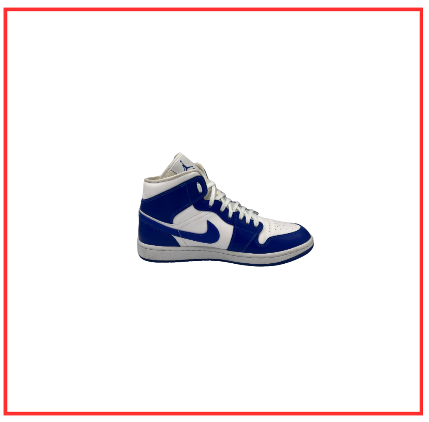 Air Jordan 1 Mid Kentucky Blue (W) (Preloved) UK 7.5