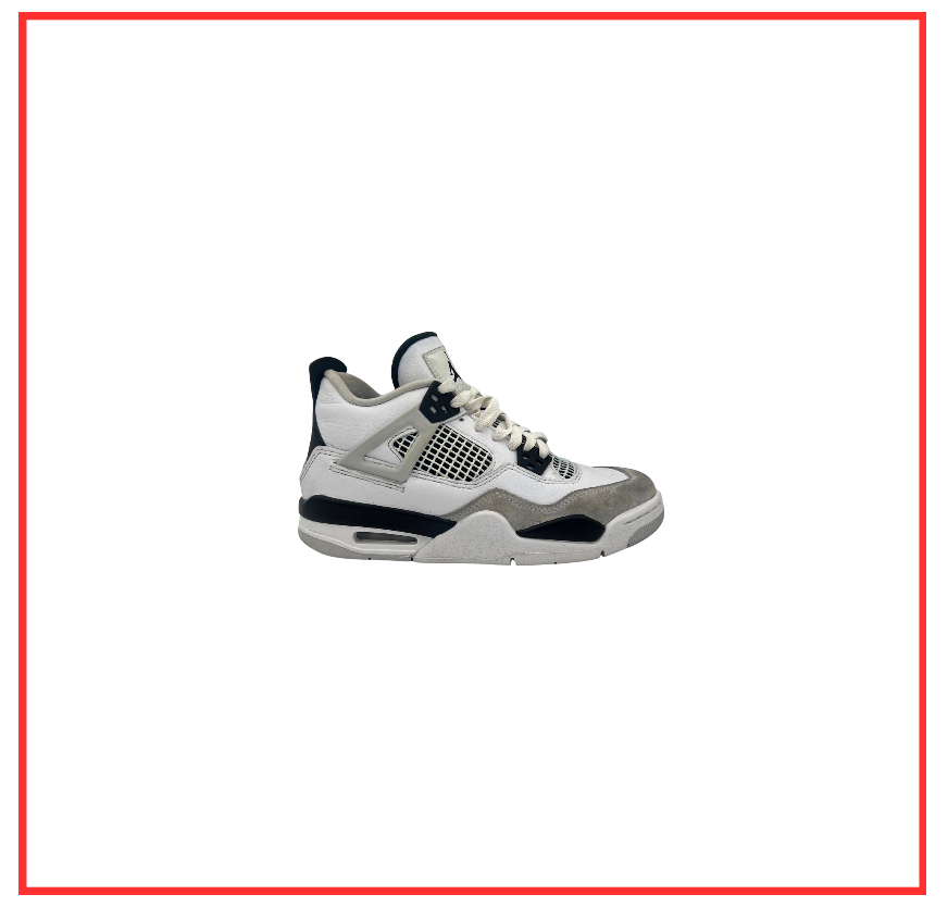 Air Jordan 4 Retro Military Black (GS) (Preloved) UK 4.5