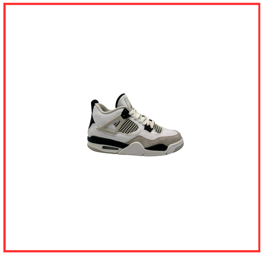 Air Jordan 4 Retro Military Black (GS) (Preloved) UK 6 EU 39