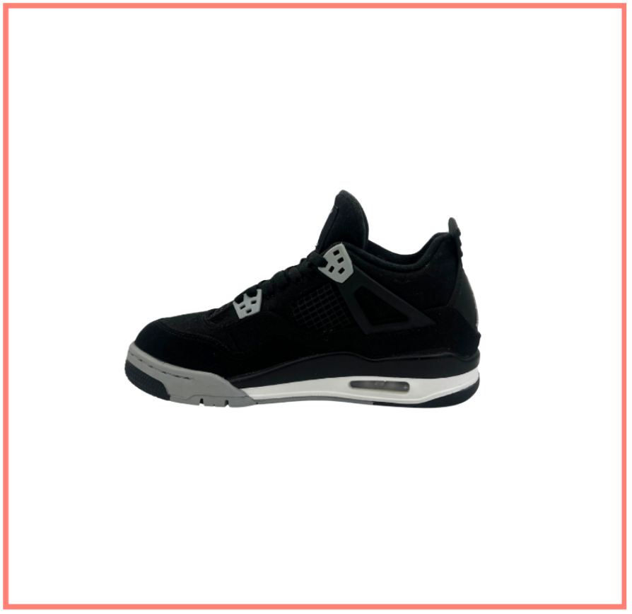 Air Jordan 4 Retro Black Canvas GS (Preloved) UK 6 | EU 39