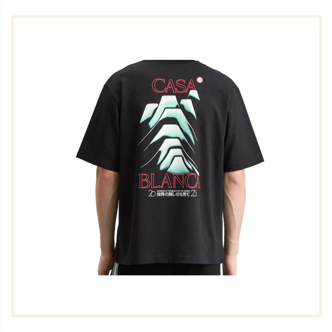 Casablanca Frosty Mountain Black T-Shirt