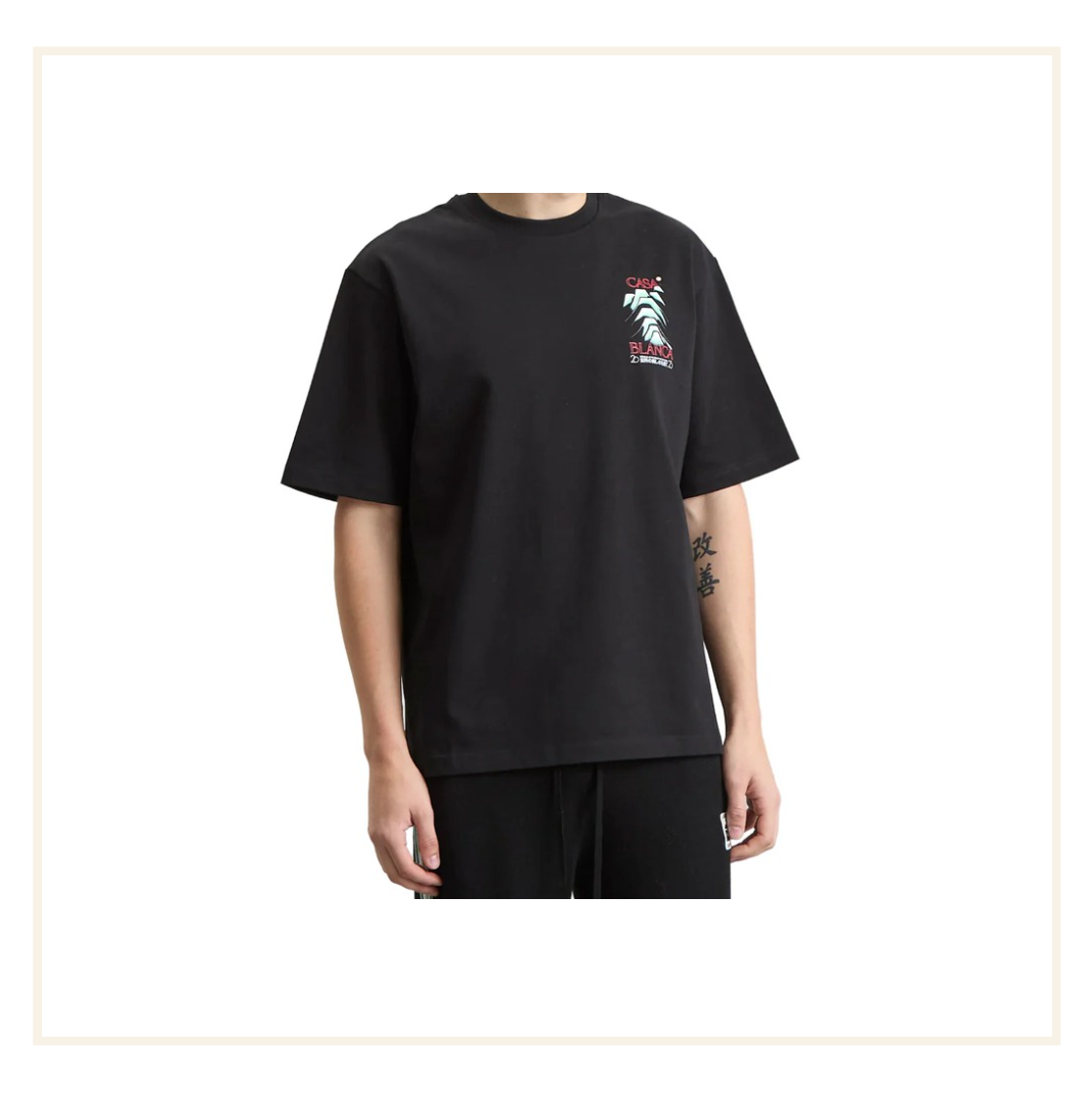 Casablanca Frosty Mountain Black T-Shirt