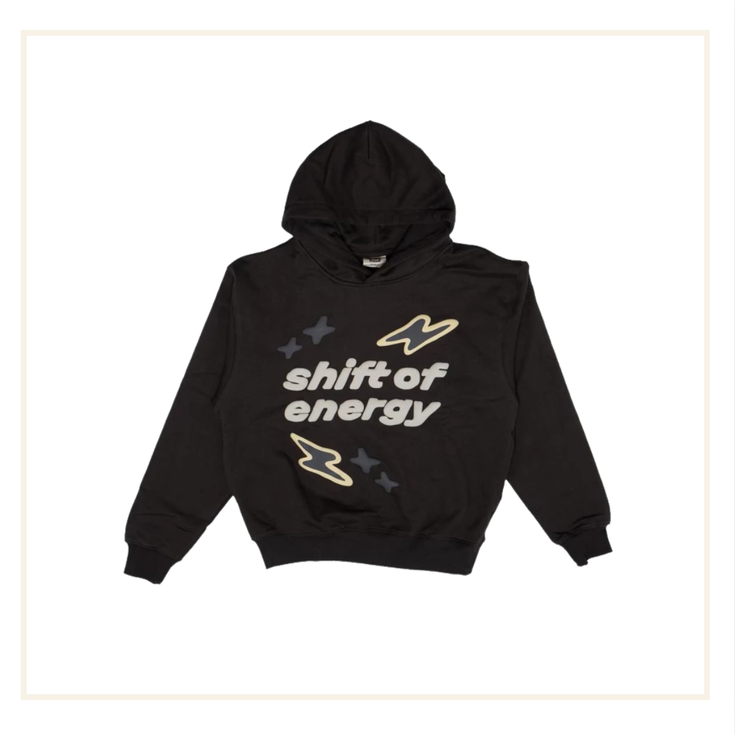 Broken Planet Shift of Energy Brown Hoodie