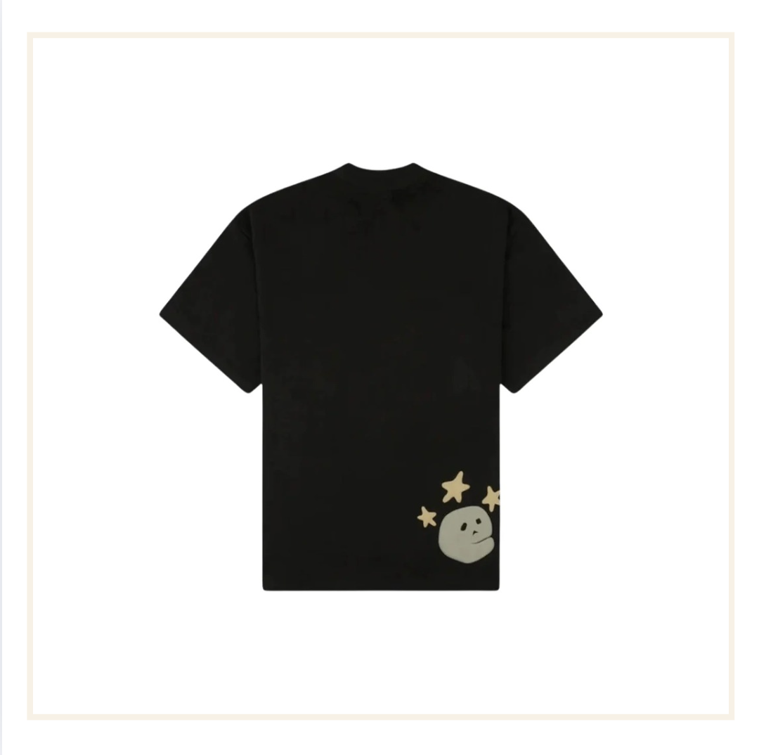 Broken Planet Cosmic Peaks Soot Black T-Shirt