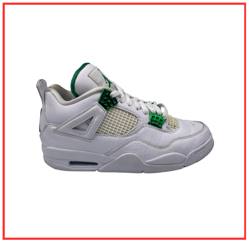 Air Jordan 4 Retro Metallic Green (Preloved) UK 7.5
