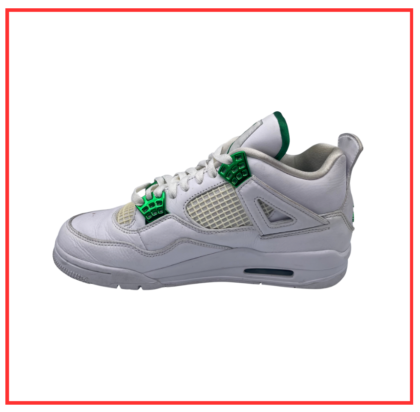 Air Jordan 4 Retro Metallic Green (Preloved) UK 7.5