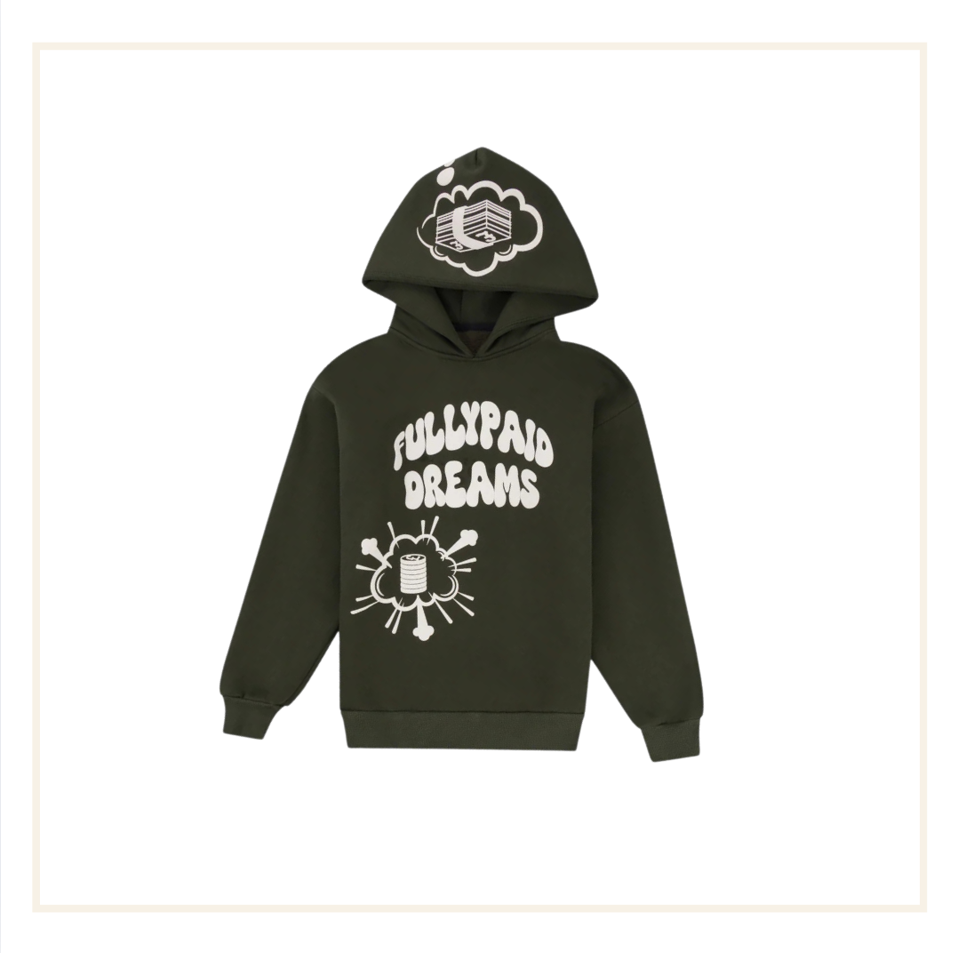 FullyPaid Dreams Khaki Green Hoodie