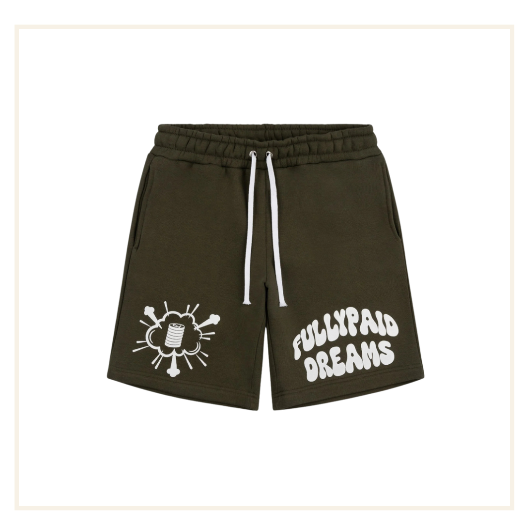 FullyPaid Dreams Khaki Green Shorts