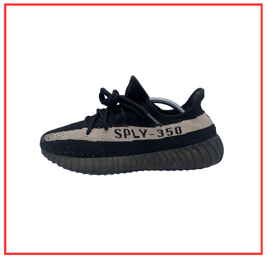 adidas Yeezy Boost 350 v2 Core Black White (Preloved) UK 8.5