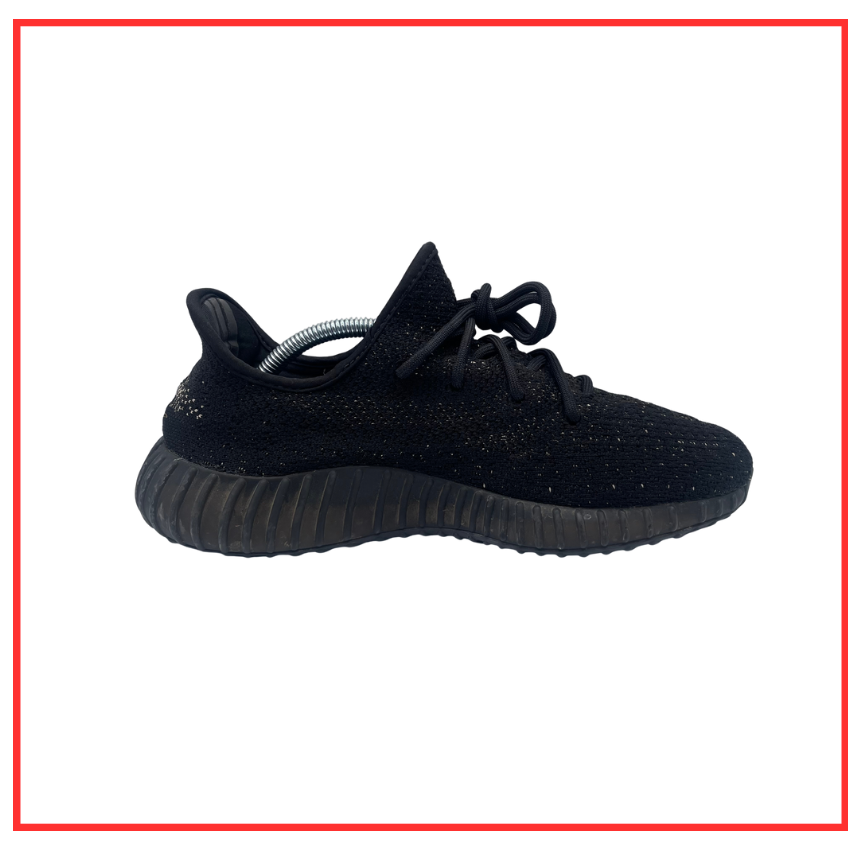 adidas Yeezy Boost 350 v2 Core Black White (Preloved) UK 8.5