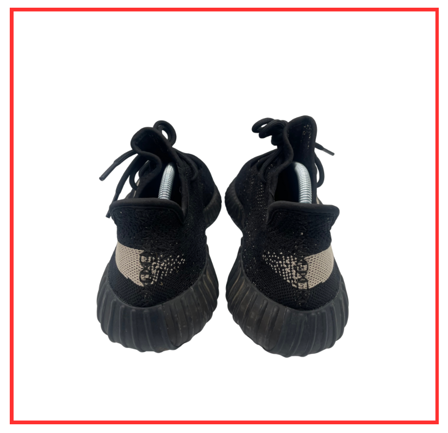 adidas Yeezy Boost 350 v2 Core Black White (Preloved) UK 8.5
