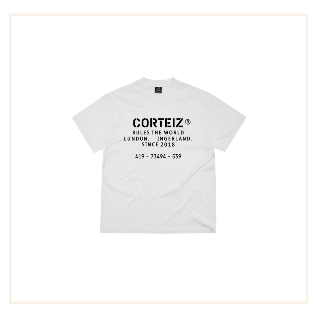 Corteiz OG Stencil White Tee