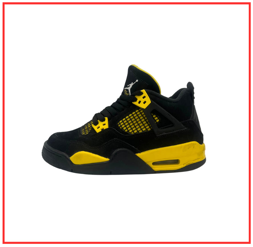 Air Jordan 4 Retro Thunder (GS) (Preloved) UK 3