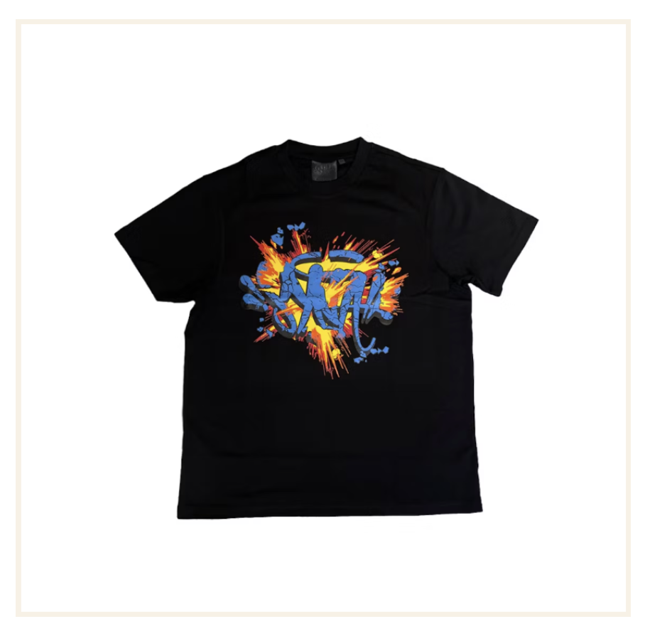Syna Explosion Tee Black