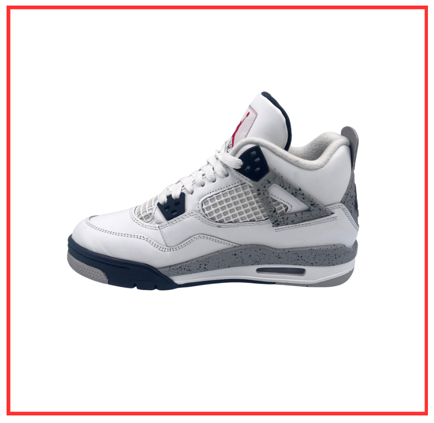 Air Jordan 4 Retro White Cement (2025) (GS) (Preloved) UK 5.5