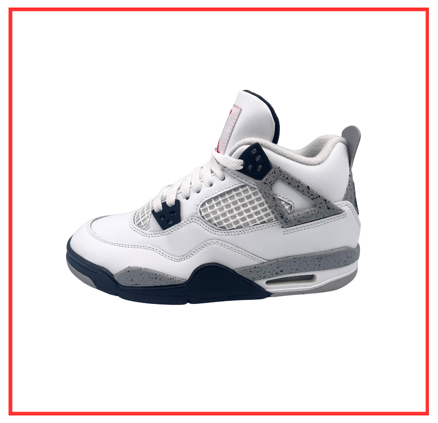Air Jordan 4 Retro White Cement (2025) (GS) (Preloved) UK 5.5