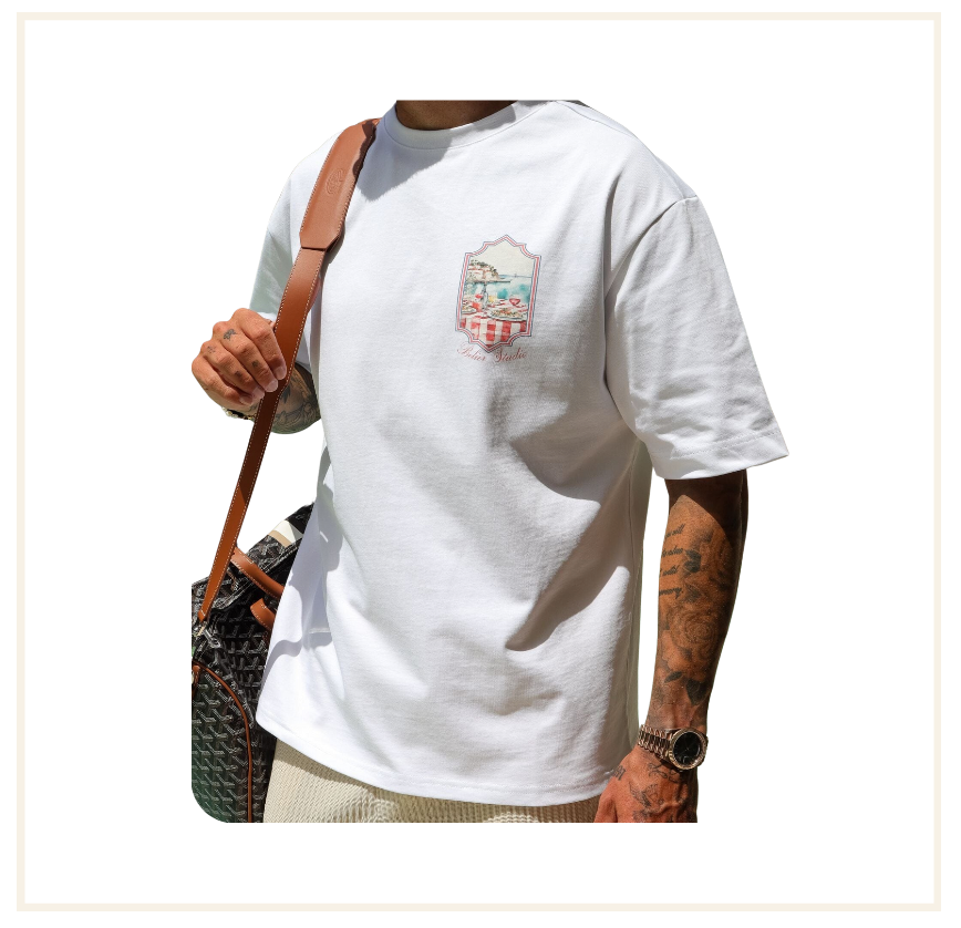 Bélier Al Fresco Graphic White T-Shirt