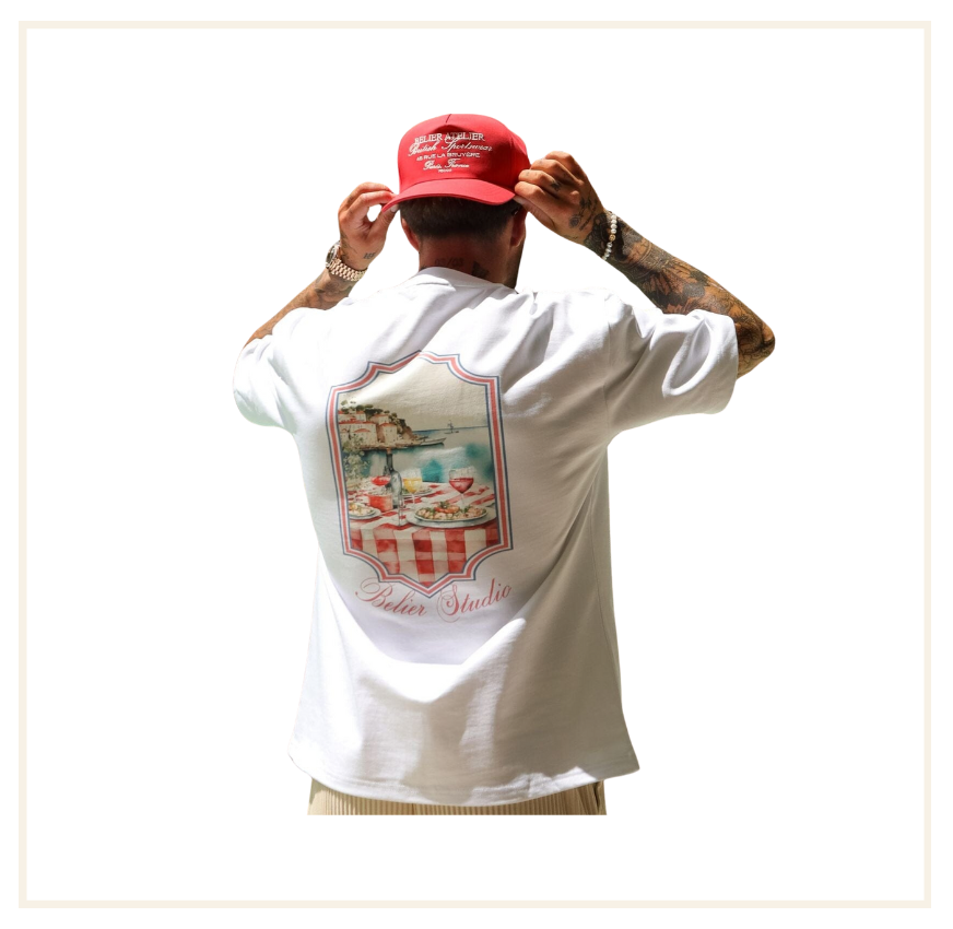 Bélier Al Fresco Graphic White T-Shirt