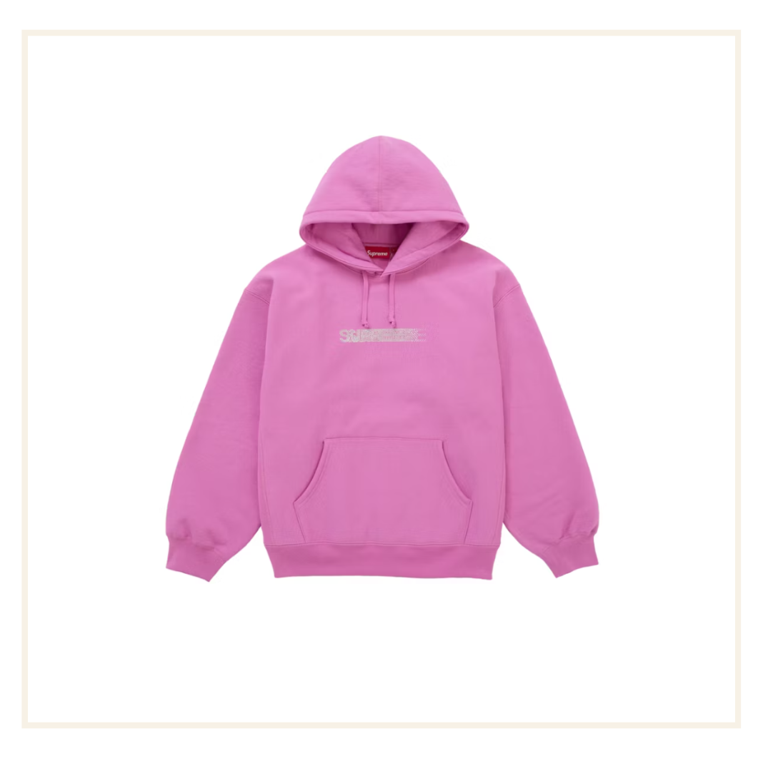 Supreme Swarovski Motion Logo Hooded Sweatshirt (FW25)
