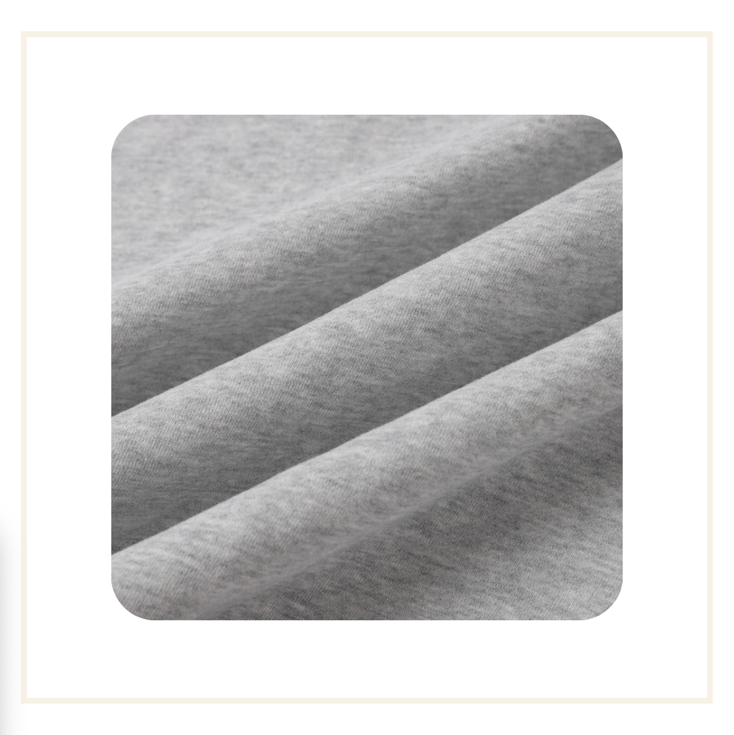 Galore 360 GSM Flower Grey Hoodie