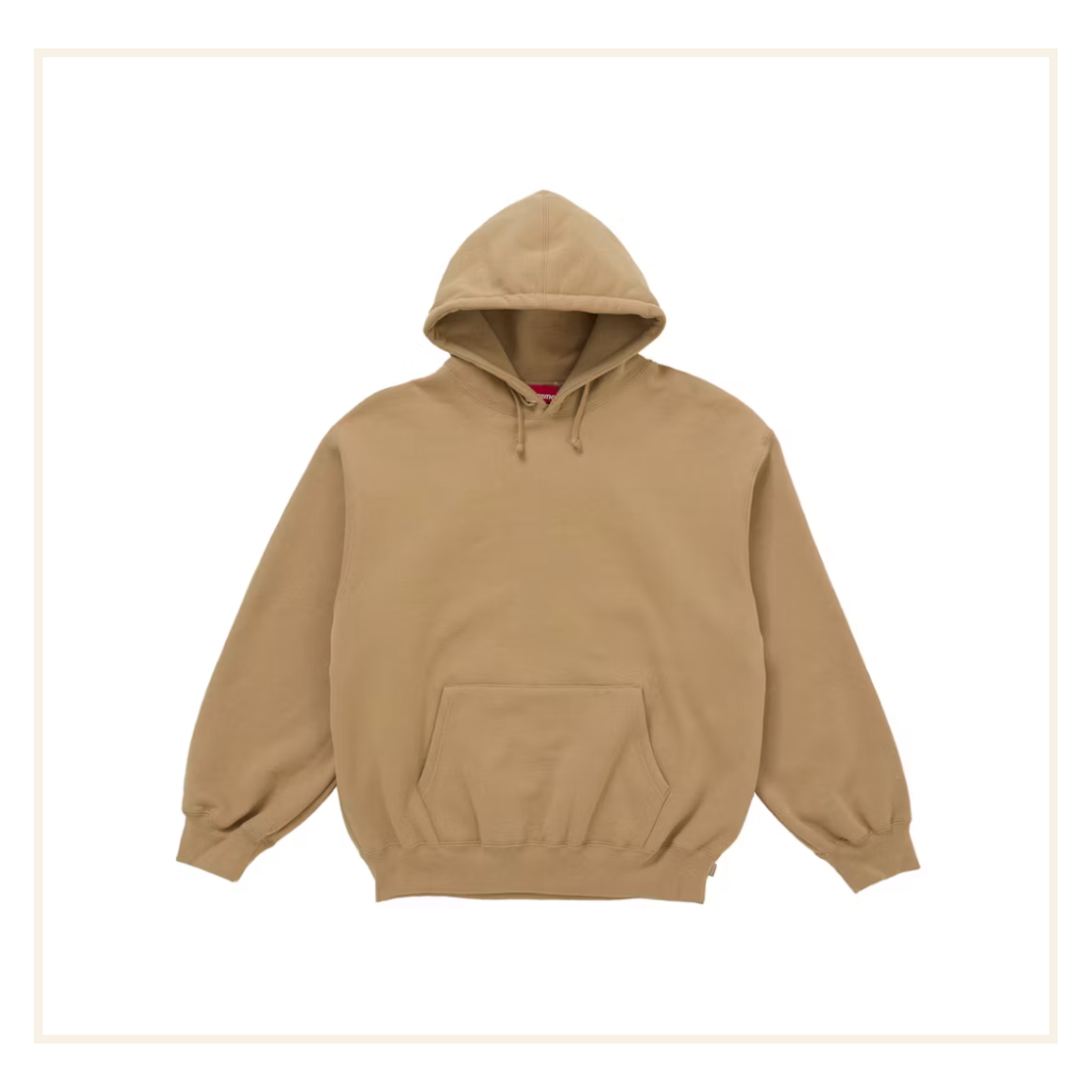 Supreme Satin Applique Hooded Sweatshirt & Jogger (FW24) Brown (Set)