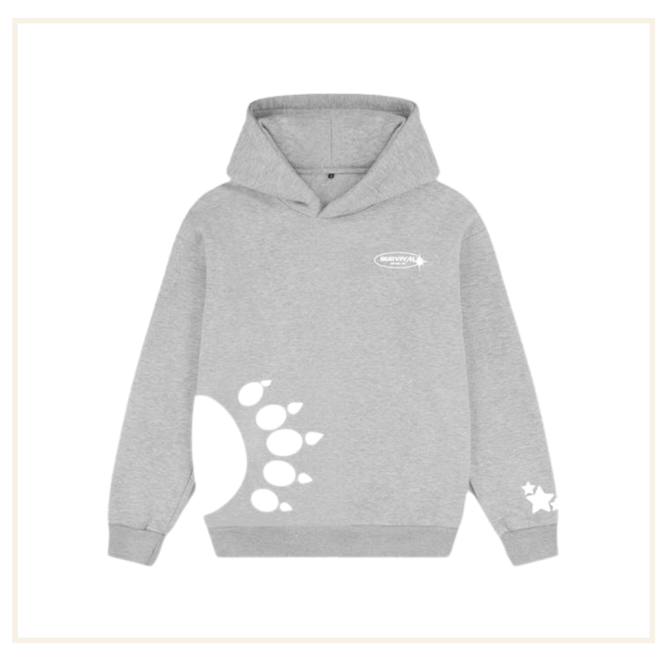 The Survival Couture Bear Breed Hoodie Grey
