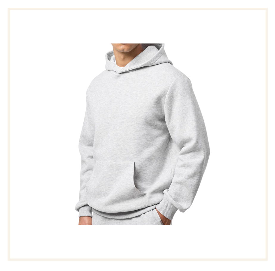 Closure London Grey Marl Hoodie