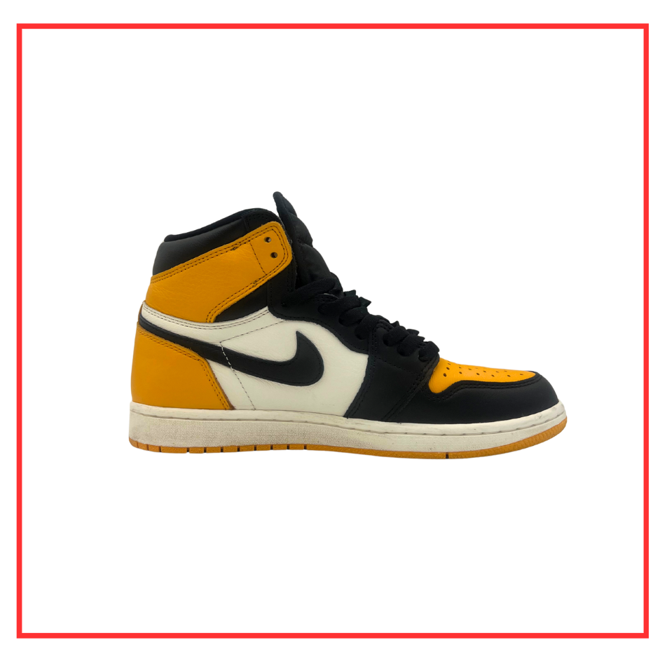 Air Jordan 1 High Yellow Toe (Preloved) UK 7