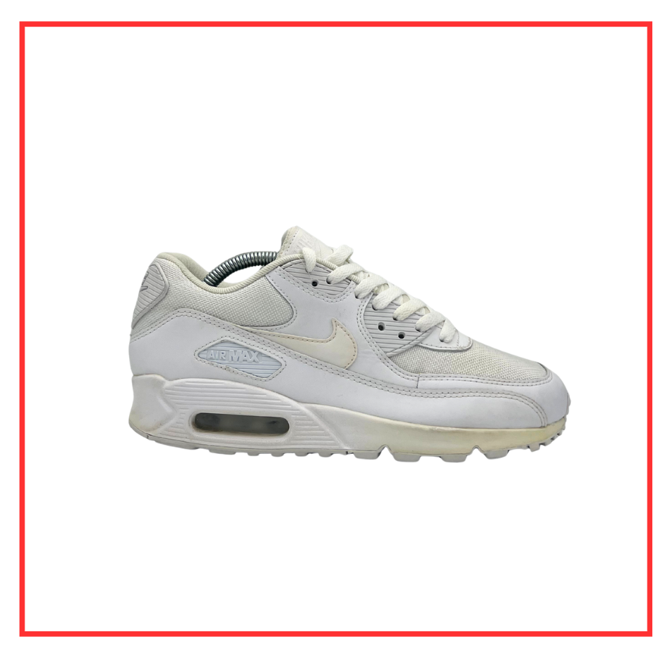 Nike Air Max 90 Triple White (Preloved) UK 6.5